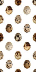 Quail eggs bird food kitchen photo seamless pattern texture background