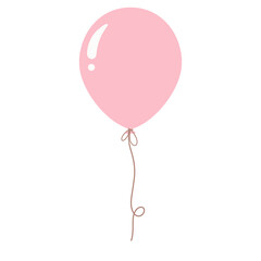Pink balloon.