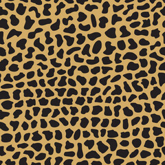 artistic abstract organic hand drawn line art tiger leopard giraffe seamless pattern. applicable for background, wallpaper and other decorative purpose such textile and clothing