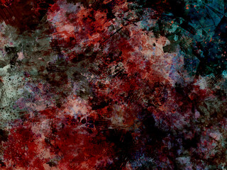 Fototapeta na wymiar 赤い幻想的な水彩テクスチャ背景 