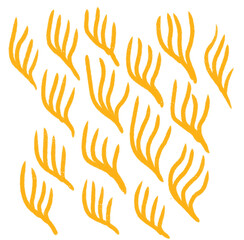 Japanese style doodle pattern decoration element drawing blue and gold color hand sketch style illustration art