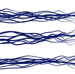Japanese style doodle pattern decoration element drawing blue and gold color hand sketch style illustration art