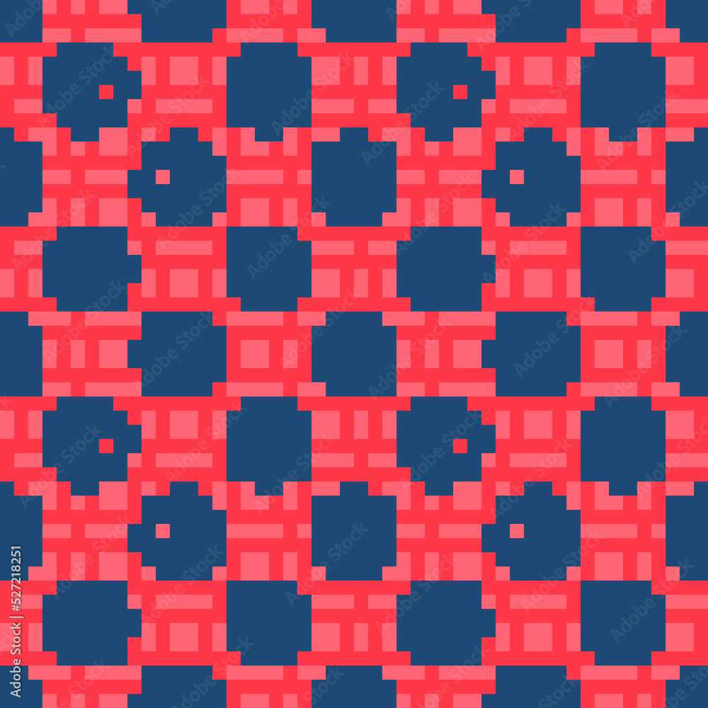 Poster blue line compass icon isolated seamless pattern on red background. windrose navigation symbol. wind