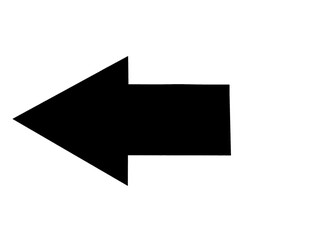 Black  arrow left