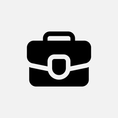 Briefcase icon in solid style about user interface, use for website mobile app presentation