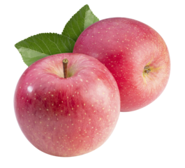 Fresh Pink apple isolated on white background, Pink apple on white background PNG file.