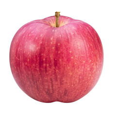 Fresh Pink apple isolated on white background, Pink apple on white background PNG file.