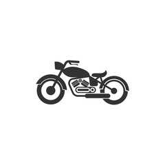 Fototapeta na wymiar Motorcycle icon logo design illustration