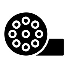 roll film glyph icon