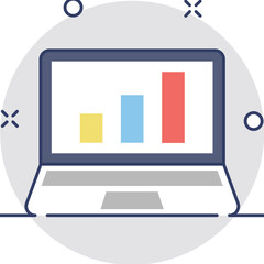 Web Analytics Vector Icon