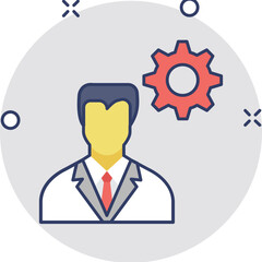 Thinking Vector Icon