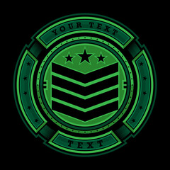 military logo design