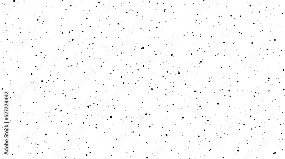 Poster Seamless grunge speckle texture. Distress grain background. Grungy splash repeated effect. Dirty overlay repeating pattern. Print distressed effect. Splattered particles, splashes, drops wallpaper