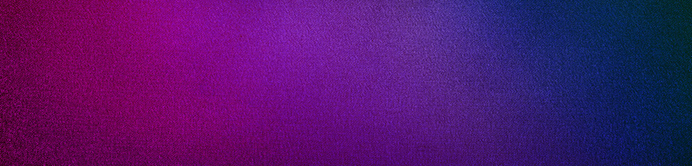 Fototapeta Dark magenta fuchsia violet blue abstract matte background for design. Space. Deep purple color. Gradient. Web banner. Wide. Long. Panoramic. Website header. Christmas, festive, luxury. Template. obraz