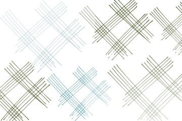 White and light green abstract background with crossed lines