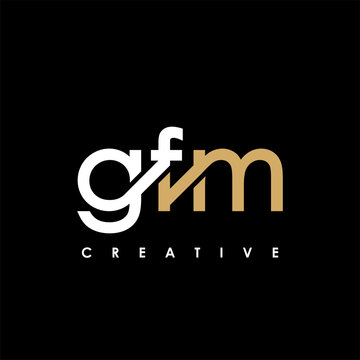 GFM Letter Initial Logo Design Template Vector Illustration