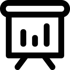 Graphic Presentation Vector Icon