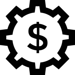 Money Gear Vector Icon
