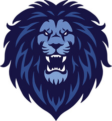 Angry Lion Logo Sports Mascot Design Tempate Icon