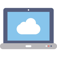 Cloud Computing Vector Icon