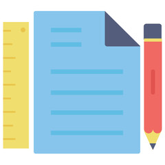 Obraz premium Content Vector Icon