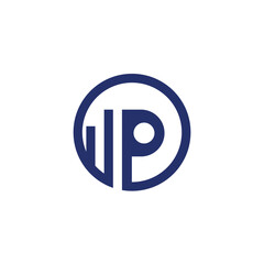 Fototapeta premium letter p payment logo with wallet icon logo design