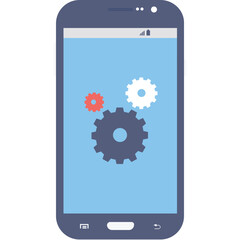 Mobile Settings Vector Icon