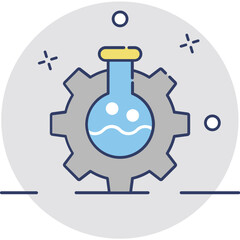Chemical Research Vector Icon