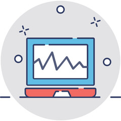 Web Statistics Vector Icon