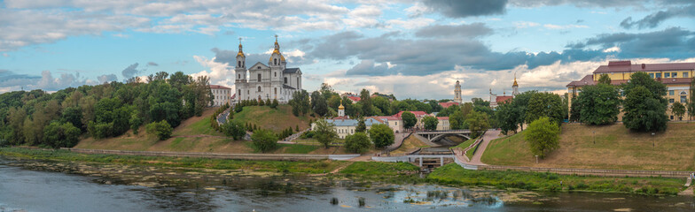 Fototapeta na wymiar historical center of the city of Vitebsk
