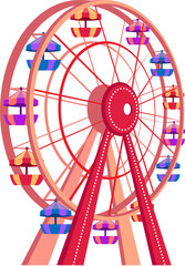 Attraction Ferris wheel