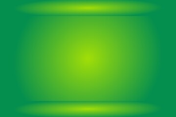Empty Green background .Abstract backdrop design. Studio wall use as background, website template, frame, business report. Minimal gradient creative background wallpaper. Colorful graphic.