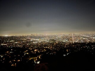 Naklejka premium Los Angeles at Night