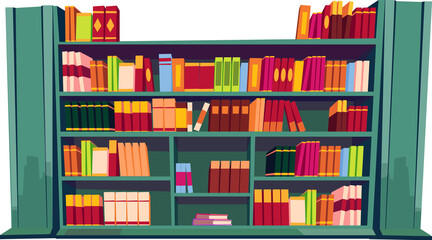 Library bookshelf © klyaksun