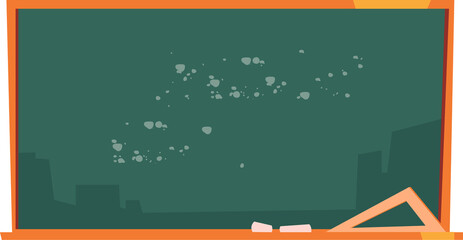 Green blackboard © klyaksun