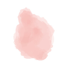 Blush pink watercolor stains Paint stropke. Abstract pink watercolor hand painted on paper.