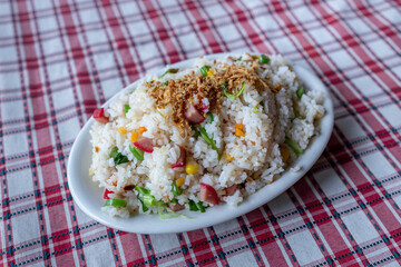 Popular Filipino Food - Filipino style fried rice at Restaurant