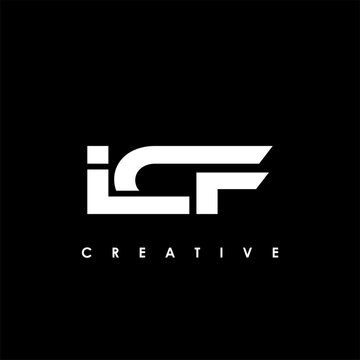 ICF Letter Initial Logo Design Template Vector Illustration