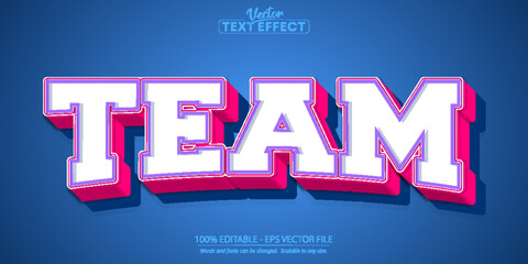 Sport Text Effect, Editable 3d Team And Basketball Text Style