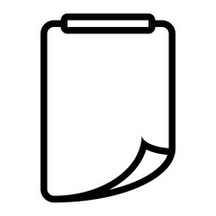 Paper icon. Document and sheet.