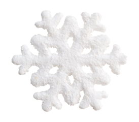 Christmas isolated png white snowflake. Decoration element for greeting card