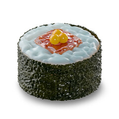 3d render illustration of Japanese food sushi with fmeet ish egg