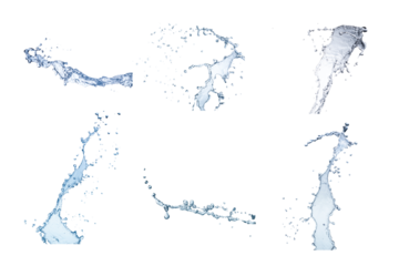 Water splash Collection set this has clipping path.
