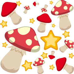 Cute cartoon seamless pattern