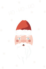 Merry Christmas Composition isolated Vector illustration on white background