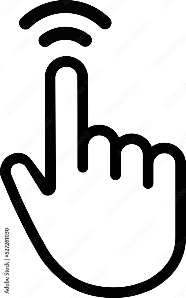 Poster cursors icon click