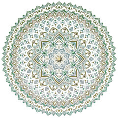 マンダラアート(幾何学模様、立体的、レース風)