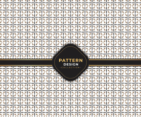 New stylish black and gold pattern design
