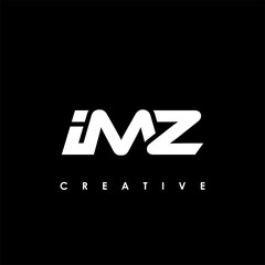 IMZ Letter Initial Logo Design Template Vector Illustration