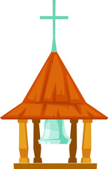 Wooden bell tower © klyaksun